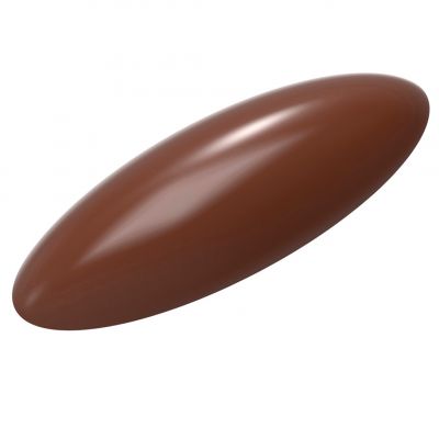 1950 CW Форма для шоколаду "овальна лінза" 62,5х22,5 мм h 12 мм, 2х7 шт./10,5 г