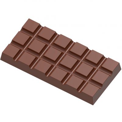 1986 CW Форма для шоколаду "плитка" 117,5x57,5x12 мм, 1х4 шт. - 80 г