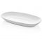 3419.PW Блюдо меламінове овальне біле 19x11 см, h-2,7 см