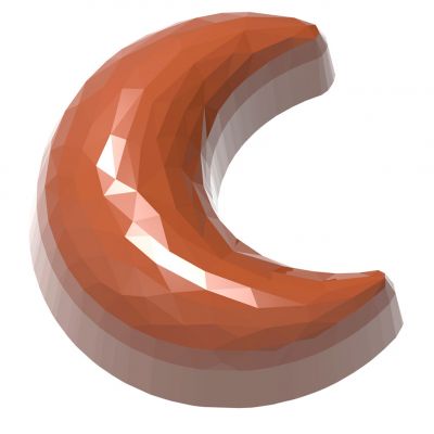 1935 CW Форма для шоколаду "Місяць з гранями" 35x31x16,5 мм, 11 г x21 шт.