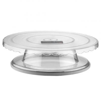 BO389TR Підставка поворотна d-33,5 см прозора