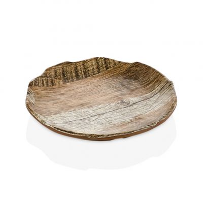 43016.SI Блюдо для подачі меламінове під дерево d-16 см