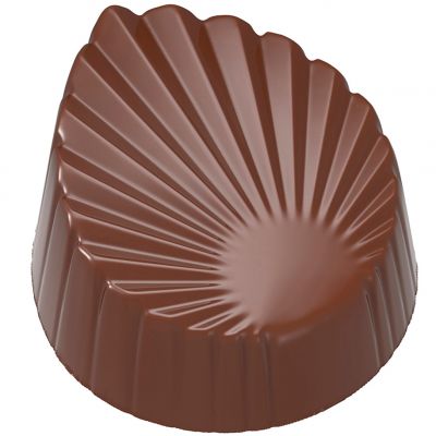 1988 CW Форма для шоколаду "мушля" 33,5x30,5x19 мм, 3х7 шт. - 12 г