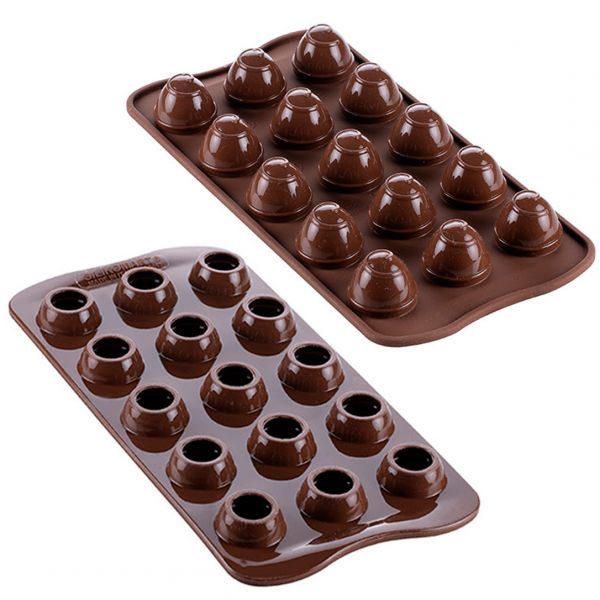 SCG052 Форма силіконова "спіраль" Ø24 h30 мм, 9x15 Tot.135 мл