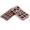 SCG14 Форма  силіконова для шоколаду "мода" 41х30х12 мм