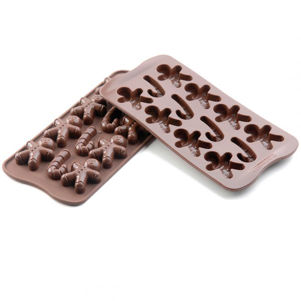 SCG12 Форма силіконова для шоколаду "Mr.Ginger" 43х35х12 мм