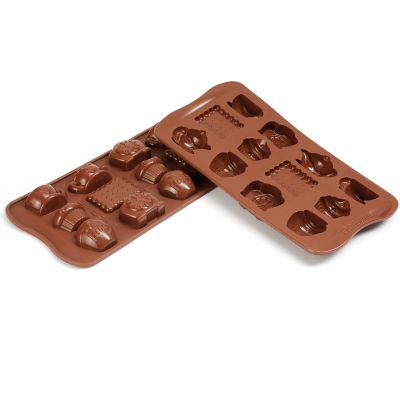 SCG17 Форма силіконова для шоколаду "чаювання" 43,6х29х15 мм