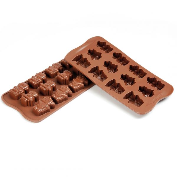 SCG18 Форма силіконова для шоколаду "робот"