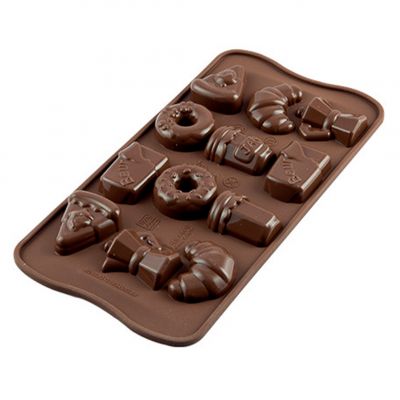 SCG22 Форма силіконова для шоколаду "добрий ранок" 39х24,5х13 мм