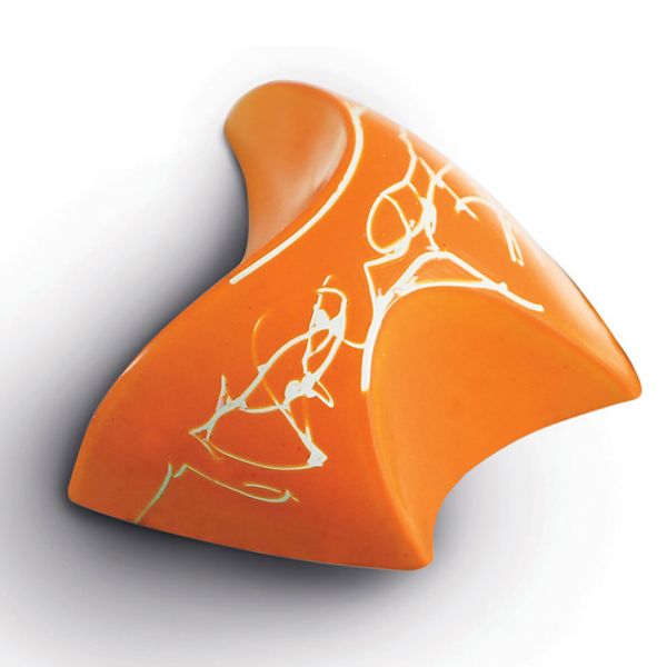 MA1006 Форма для шоколаду "Хвиля 4" 43,8 x38,1 мм, h 14,1 мм (15 шт) - 9 г