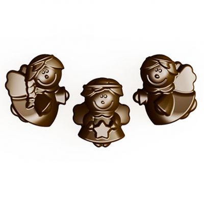 SCG27 Форма силіконова для шоколаду "Ангел" 35x30 mm, h 16 mm