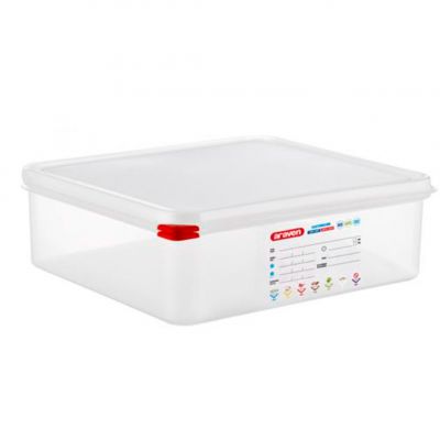 03469 Ємність для зберігання з кришкою 2/3 - 354x325x100  мм з поліпропілену 9 л