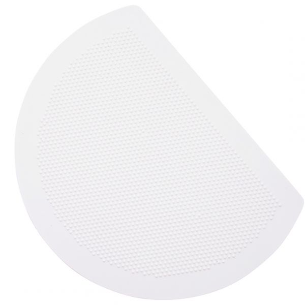 50RTS 1 Скребок пластиковий напівкруглий жосткий 195x150 мм