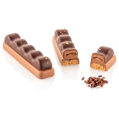 CH016 - KIT BAR DUNA Набір форм для батончика 128x33 h14 мм, 115x20 h13 мм (8х57 мл)