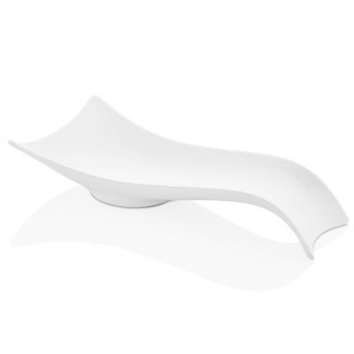 1526.CW Підставка під ложку меламінова біла 26*13*4,7