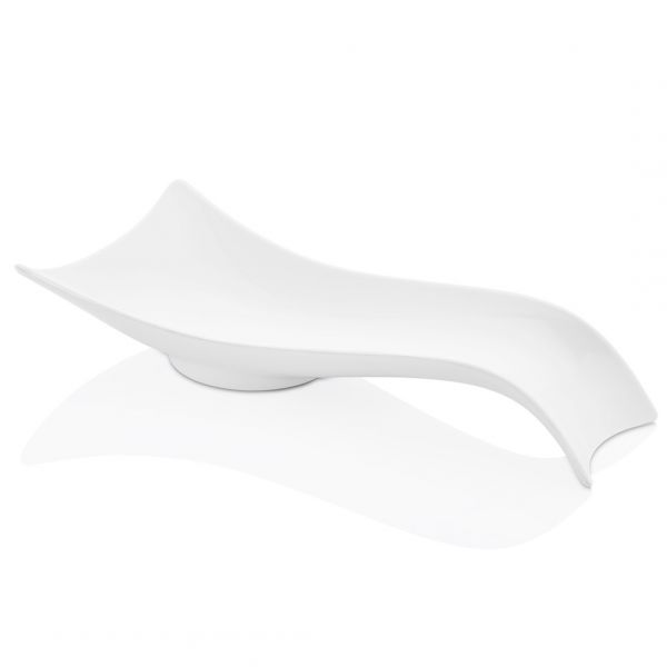 1526.CW Підставка під ложку меламінова біла 26*13*4,7