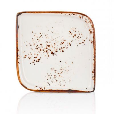 HA-EL-AR-20-KR Тарілка квадратна 15х15 см (діагональ 20 см), колір білий (Elegance), серія "Harmony"