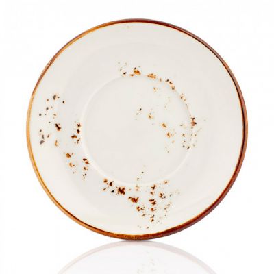 HA-EL-ZT-01-CT Блюдце 15,5 см під чашки на 220 і 280 мл, колір білий (Elegance), серія "Harmony"