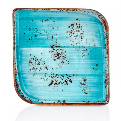 HA-IN-AR-30KR Тарілка квадратна 22х22 см (діагональ 30 см), колір блакитний (Infinity), серія "Harmo