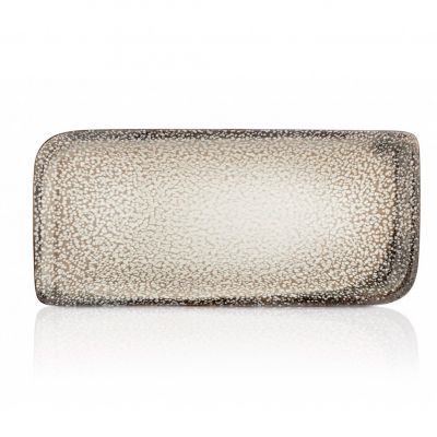 TN-SZ-AR-38-DT Блюдо прямокутне 35х16 см (діагональ 38 см), декор Spazio, серія "Tinta"