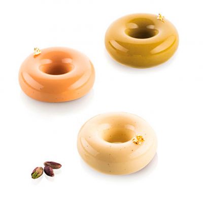 DONUTS GOURMAND 80 Форма силіконова "донатс" Ø72 h27 мм (6х80 мл)