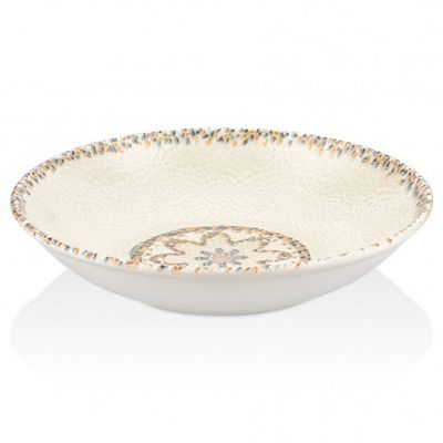 TN-TS-FL-21-CK Тарілка глибока 21 см (800 мл), декор Tessera, серія "Tinta"