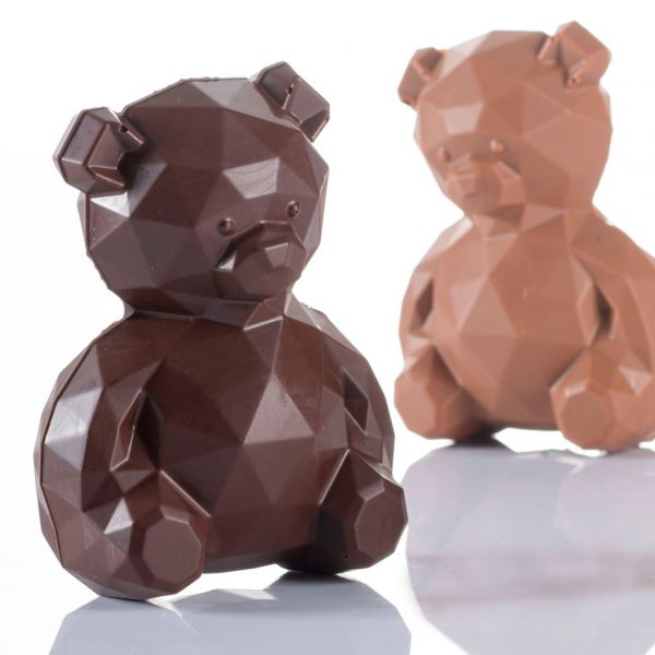 MA3014 Форма для шоколаду "ведмежа з гранями" 97x64 h130 мм