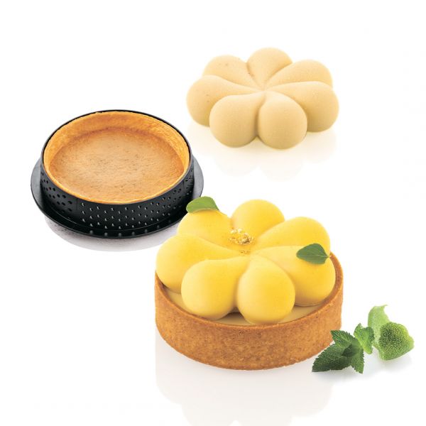 KIT TARTE RING BLOSSOM Ø70 MM Набір форм для випічки Ø70 h 20 мм/Ø 67 h 20 мм