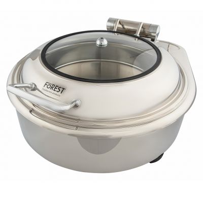 190400 Чафіндіш круглий з гідравлічною кришкою 425x310 (с. р.), GN кругла h 65 - 1 шт