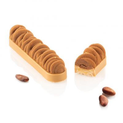 CH028 - KIT BAR MAGMA Набір форм для шоколаду 120x25 h10 мм  (29 мл x 8), силік. форма 116,5x23 h15