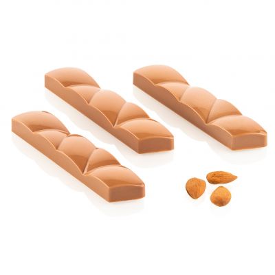 CH032 - GEMMA B Форма для шоколаду 114x23 h15 мм (30 мл x 10)