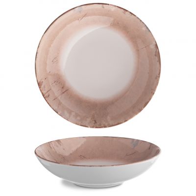 ISC1926-K0009 Тарілка для пасти 26 см серія "Isabelle" декор "Stone Ginger"