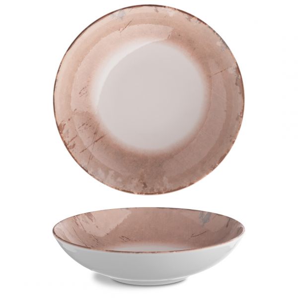 ISC1926-K0009 Тарілка для пасти 26 см серія "Isabelle" декор "Stone Ginger"