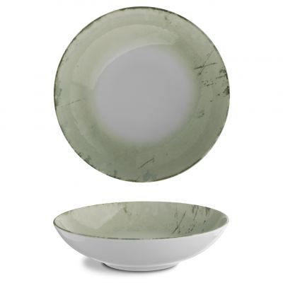 ISC1926-K0010 Тарілка для пасти 26 см серія "Isabelle" декор "Stone Green"