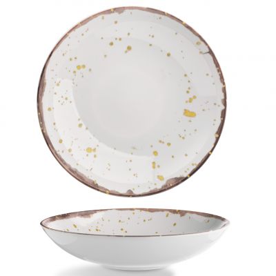 ISC1926-K0015 Тарілка для пасти 26 см серія "Isabelle" декор "Coffee Moon"