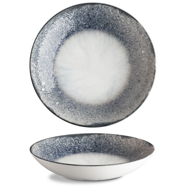 ISC1926-K0021 Тарілка для пасти 26 см серія "Isabelle Rustic" декор "Navy Blue"