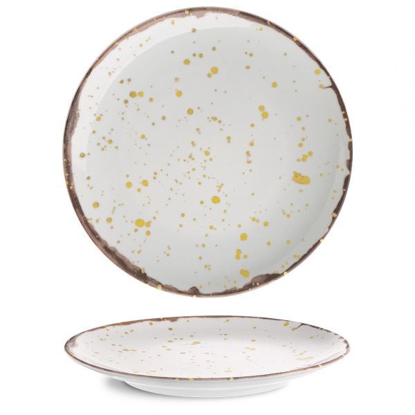 ISC2121-K0015 Тарілка кругла 21 см серія "Isabelle" декор "Coffee Moon"