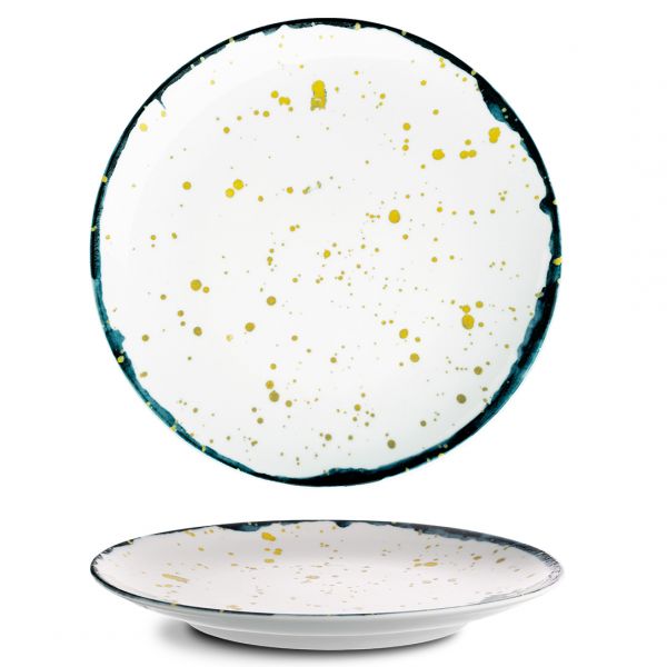 ISC2127-K0012 Тарілка кругла 27 см серія "Isabelle" декор "Blue Moon"