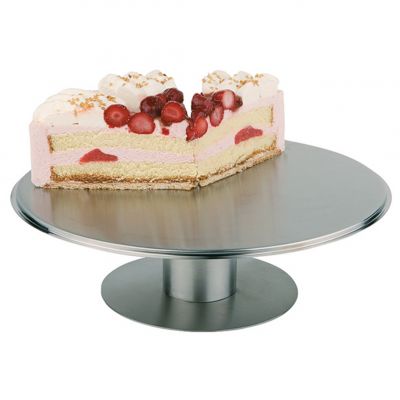 00463 Підставка для торта, що обертається на ніжці d 31см, h 7см