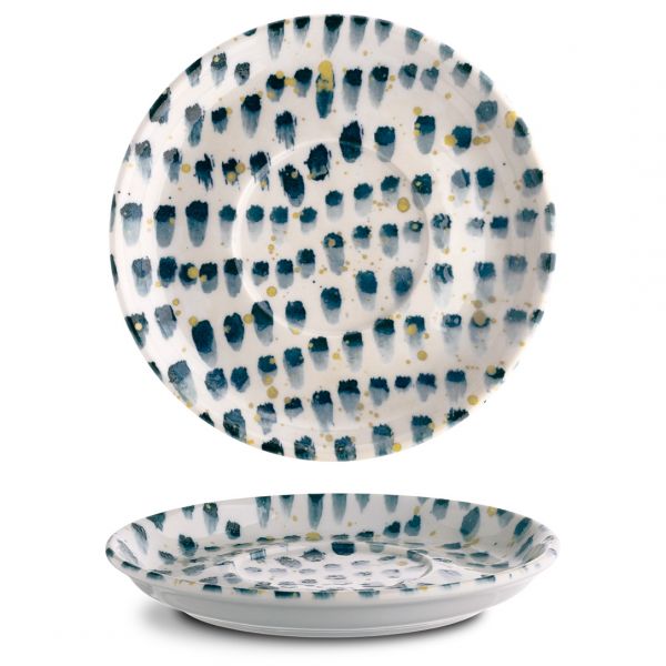 JOS1712-K0013 Блюдце 12 см серія "Josefine" декор "Blue Brush"