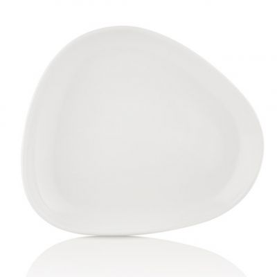 IS-26-DZ Тарілка 26х22,5 см, колір білий, серія "Island"