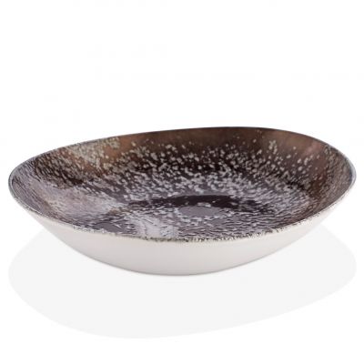 IS-ON-25-CK Тарілка глибока 25х22,5 см (1000 мл), колір Onix, серія "Island"