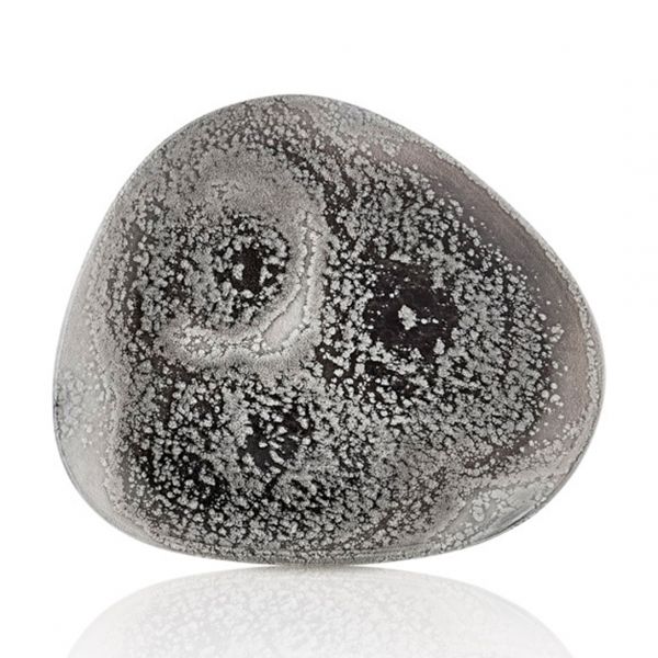 IS-ON-19-DZ Тарілка 19х16,5 см, колір Onix, серія "Island"