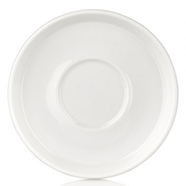 SM-01-CT Блюдце 15 см,  колір білий, серія "Smooth"