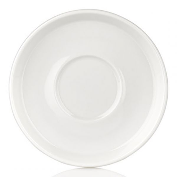 SM-01-KT Блюдце 12,5 см, колір білий, серія "Smooth"