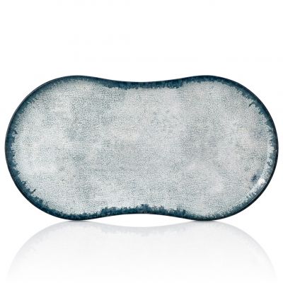 SM-ABB-38-DT Блюдо овальне 38х20 см (діагональ 38 см), колір синій (Ambience Blue), серія "Smooth"