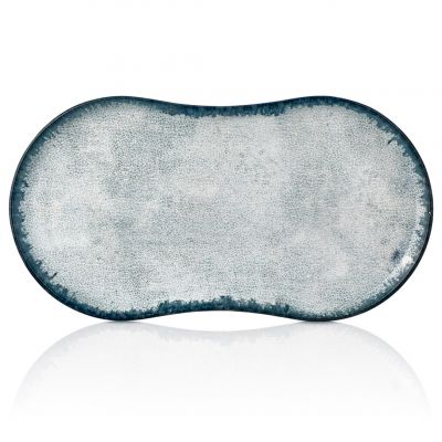 SM-ABB-26-DT Блюдо овальне 26х15 см (діагональ 26 см), колір синій (Ambience Blue), серія "Smooth"