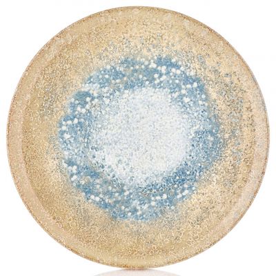 SM-RT-25-DZ Тарілка кругла 25 см, декор Reaction, серія "Smooth"