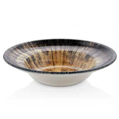 TN-EС-GT-27-CK Тарілка для пасти з піднятим бортом 27 см (500 мл), декор Kolezyum, серія "Tinta"