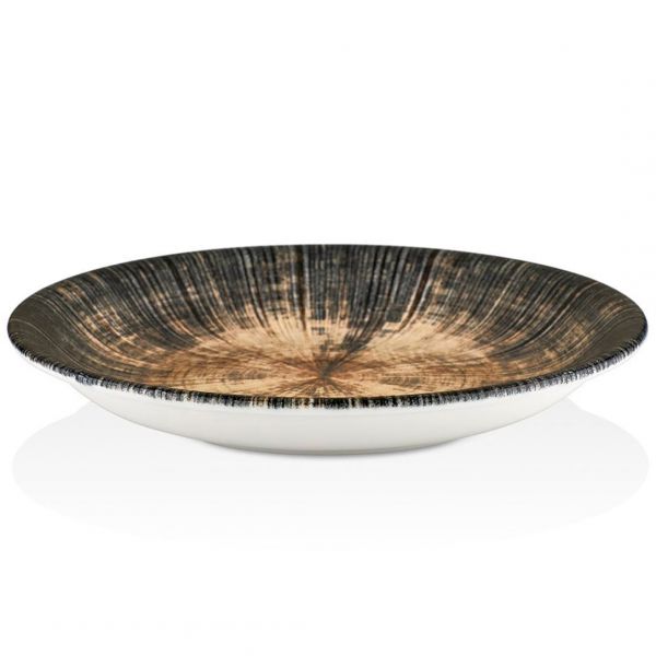 TN-KL-ZT-21-CK Тарілка глибока низька 21 см (500 мл), декор Kolezyum, серія "Tinta"